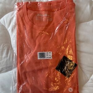 New Eddie Bauer Women’s Dusty Coral Long Sleeve Tee Size L